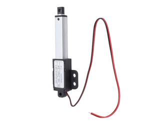 AKLOSIPY Electric Linear Actuator 24V with 50mm Stroke 50N Thrust 15mm/s Speed and Mounting Bracket for RV Sofa Robot TV Desk Cabinet Window Automation