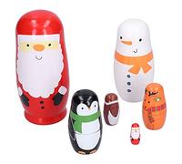 AKLOSIPY en Stacking Dolls Home Decoration,Exquisite Cartoon Design,Ideal for Birthdays and Festive,Decorative Dolls,Cartoon Design,Festive Gifts,Home Decor,Traditional Russian