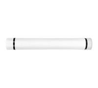 AKLOSIPY Extendable Drawing Storage Tube Thickened Telescopic Poster Case Plastic Artwork Cylinder for Maps Blueprints Prints Fishing Rods Large Document Holder Colors Available for Travel (White)