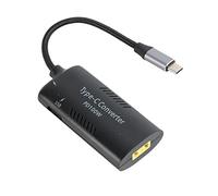 AKLOSIPY Fast Charging Laptop Power Converter PD3.0 100W Type C Adapter with USB A Port, ABS & Nylon Design (DC Squared Opening Female to Type C)