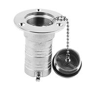 AKLOSIPY Filler for Marine Yachts and Boats,Includes Retaining Chain,High-Grade,Fits -/2in I. Hose Essories,Boat,.5in Boat Fill,Filler,Yacht Deck Fill,-/2in Hose Fitting,Marine