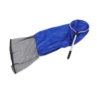 AKLOSIPY Fish Transfer Net for Aquarium, 30CM Soft Mesh Koi Catching Net with 50CM ABS Handle, Semi- Design for Medium Large Fish, Gentle on Scales and Fins, Non-Slip for Safe Angelfish (Diameter