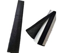 AKLOSIPY Flexible Aluminum Ducting Insulated Pipe Wrap for Heating and Cooling Efficiency 59" Long Ideal for Home Use - Black and Silver (Black)