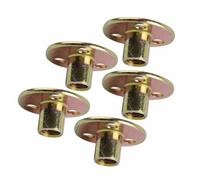 AKLOSIPY Galvanized Iron T Nut Flange for Secure Furniture Connections -