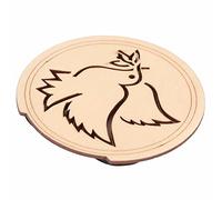AKLOSIPY Guitar Sound Hole Cover - Maple Acoustic Guitar Accessory with Decorative Patterns, Fit for 40in & 41in