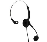 AKLOSIPY H360 2.5mm Business Headset with HD Mic, Lightweight and Headphones for Call Center, Customer Service, and Teleconferencing
