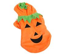 AKLOSIPY Halloween Pumpkin Dog Clothes - e Warm Tume for Medium & Large Dogs - Ideal Autumn & Winter Clothing for Dogs - Adorable Pumpkin Design for Festive Pets (L)