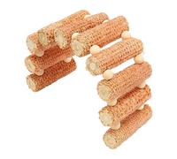 AKLOSIPY Hamster Arch Bridge Toy - Safe Corn Cob Chew Toy for Guinea Pigs, Rabbits, and Small Parrots, Promotes Health and Playfulness