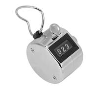 AKLOSIPY Hand Clicker Counter with Metal Shell - 4 Digit Accurate Clicker for Meeting Attendance, Inventory Management, and Traffic Counting