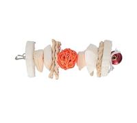 AKLOSIPY Hand Woven Chew Toy with Rattan | Ideal for Small Parrots & Birds | Stress Relief & Easy Installation