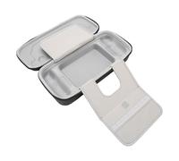 AKLOSIPY Handheld Console Carry Case for Steam Deck with Built-in Stand, Storage Slots, and Protective Zipper Design - Ideal Travel Bag in (#12)