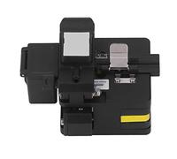 AKLOSIPY High Accuracy Fiber Cleaver with Waste Box for Cold Connection and Hot Melting - Professional Cutting Tool for Optical Cables, (Black)
