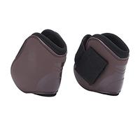 AKLOSIPY Horse Leg Guard PU Elastic Thickened Protector for Horse Joints Front & Hind Legs, & Comfortable, Brown, XL (A pair of hind legs)