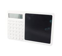 AKLOSIPY in Scientific Calculator and Writing Tablet Set with Temperature/Date Display, Portable Desk Calculator for Office School Travel, Multi-Function ABS