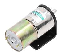AKLOSIPY Industrial DC Gear Motor 12V 10W Aluminum Alloy Electric Self-Locking with Speed and Easy Installation (0-600 RPM)