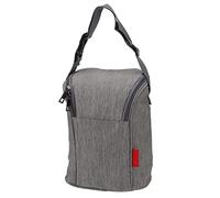 AKLOSIPY Insulated Bottle Thermal Bag - -Hour Cold Retention Nylon Stroller-Mountable Bottle Storage for 8-10 Bottles, Reusable Mom Travel Accessory for Newborns to 24 Months (Gray)