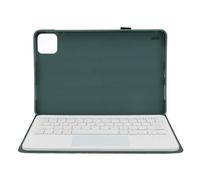 AKLOSIPY Keyboard Case for Mi Pad 6/6 Pro I 2023 - PU Stand Cover with Magnetic Detachable Keyboard & Pad, Tablet (Dark Green)