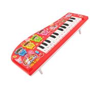 AKLOSIPY Kids Cartoon Electronic Multi-Function Piano Keyboard Music Instrument for Beginners - Safe, Fun and Educational Toy (Red)