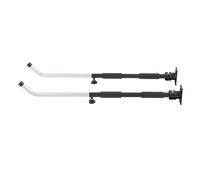 AKLOSIPY KY-OE08-S Wall Mount Rack 62-102cm, 40KG Bearing Holder Support Bracket for Toolbox, Canoe, Kayak, Surfing Board, Roof Box, Luggage Case