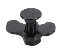 AKLOSIPY L Track Double Lug Threaded Fitting Stud, Carbon Steel, Secure Tie Down for Truck Bed RV ATV with 5500lbs Breaking Strength, M10 X 30mm Size, All L Track Styles (Black)
