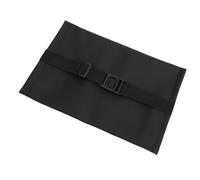 AKLOSIPY Large Capacity Elastic Band Fixing Leather Sun Visor Napkin Holder for Central Armrest, NAPPA Leather Car Tissue Holder Designed with Easy Installation, Stay Prepared on the