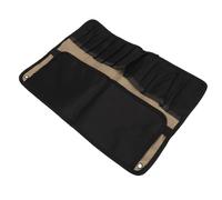 AKLOSIPY Large Capacity Motorcycle Roll Tool Pouch - Multi Pocket Tool Roll Up Bag for Easy Storage and Transport in Khaki (Khaki)