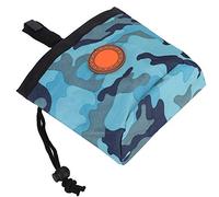 AKLOSIPY Large Capacity Pet Dog Snack and Waste Pouch for Walking, Oxford Cloth, Multi-Purpose Waist Storage Companion for Outdoor Use (Blue)