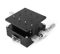 AKLOSIPY LD90-LM High XYZ 3-Axes Manual Linear Stage Tuning Sliding Table, 90 X 90mm for Machinery and Testing Equipment
