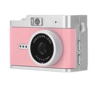 AKLOSIPY Lightweight Mini, Portable Keychain Camera with 1080P Video Recording and 0.96 Inch Screen, Vintage Filter and Flash for Photo, Black and White Style (Pink)