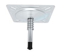 AKLOSIPY Marine Seat Base Mount with Shock Absorbing Spring, 3.1mm Galvanized Steel Plate for 3/4in Pin Post Pontoon Jon Boats