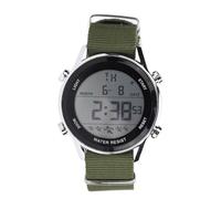 AKLOSIPY Men's Digital Sports Watch with Dual Time Zone and Stopwatch - EL Backlight for Low Light Conditions, 50m and Fit (OD Green)