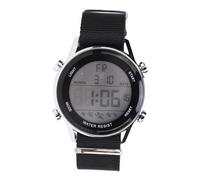 AKLOSIPY Men's Digital Sports Watch with Dual Time Zone and Stopwatch - EL Backlight for Low Light Conditions, 50m and Fit (Black)