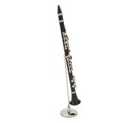 AKLOSIPY Miniature Clarinet Replica Model with Stand and Case for Music Decoration 7.4in