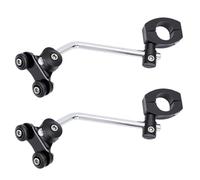 AKLOSIPY Motorcycle Windscreen Brackets 22mm Puig Givi Compatible | Abs Plastic Metal Construction, 7/8 Inch Handlebar Fit, Road Touring Use Setup, Wind Shield Mounting, Single Unit