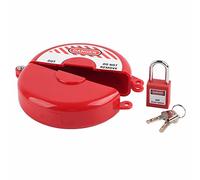 AKLOSIPY Oil and Gas Valve Lockout System with Padlock and Keys for Industrial in and Electric Environments (GV-03+38mm Padlock)