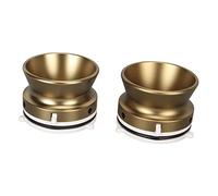 AKLOSIPY Pair of Studer NAB Hub Adapters - 10 Inch Opener with Polished Aluminum Alloy and Easy Install for and Recorders (Antique Bronze)