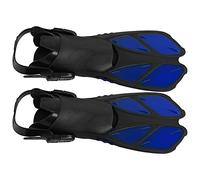 AKLOSIPY Pair TPR Open Heel Diving Fins for Snorkeling - Enhanced Speed & Comfort for Underwater Adventures (XL)