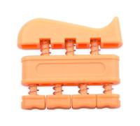 AKLOSIPY Piano Key Bidirectional Hand Shape Finger Strength Trainer for Musicians Guitarists Pianists Rehabilitation ABS Material Portable Finger Exercise Tool Blue Compact Design for (Orange)