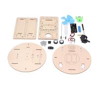 AKLOSIPY Playful Beech Wood Robot Vacuum Toy for Kids - Educational Science Assembly Kit for Fun Learning and Play