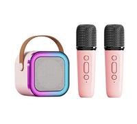 AKLOSIPY Portable Karaoke with Mic, BT Pa & Light Effects for Home & Party (#1) (#2) (#3) (#4)