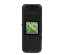 AKLOSIPY Portable Mini Body Cam Small Wearable Body Camera 2K 4MP Night 180° Rotating Lens Motion Detection with 6 LED Lights for Outdoor Sports Travel Driving