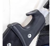 AKLOSIPY Portable Pet Stroller for Dogs Cats Rabbits - Lightweight Folding Design with Multi-Faceted for Easy Travel and (Black)