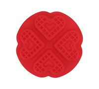 AKLOSIPY Premium Silicone Waffle for Easy Demoulding, Versatile Baking Solution for Puddings, Cakes, Chocolates, and More (4 Consecutive Love Models 58004)