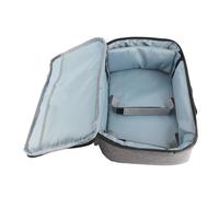 AKLOSIPY Projector Bag 13. X 7. X 4 Inches Duty Nylon Portable Projector Carrying Case with Sturdy Handle and Thick Sponge Padding for Travel - Gray Compatible with Nebula Capsule MoGo