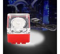 AKLOSIPY PU-FS4M+ Computer Cooling Pump Red, 800L/ Rate 3.5M Pressure, 3000RPM Integrated PC Pump Combo for Custom Liquid Cooling, High Efficiency Heat Dissipation for Gaming PC System (Red)