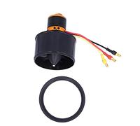AKLOSIPY QXMotor QF261150mm Brushless Motor 34S with 12 Blades Ducted Fan for RC Plane Helicopter, High Performance, Easy Install (Counterclockwise 4000KV)
