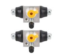 AKLOSIPY Rear Wheel Brake Cylinder Assy 2PCS Enhanced Braking Response for Arosa Toledo Cordoba Citigo Coupe Fox Up with High Strength Metal Construction 6N0611053 331698261A
