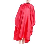 AKLOSIPY Red Hairdressing Cape for Salon and Barber Use -, Non-Stick, Unisex Hair Cutting & Coloring Cape - 120 X 140 Cm - Mexico Market Approved