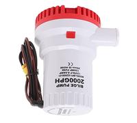 AKLOSIPY Silent Submersible Bilge Pump 2000 GPH 12V for Boats, Ponds and Pools - Durable, Resistant Micro Drainage Solution (12V)