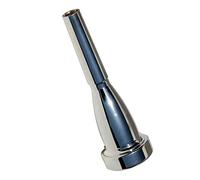 AKLOSIPY Silver Plated Trumpet Mouthpiece Replacement for Bach 5C 7C 3C 1C Conn, Full Copper Shape Cup Professional Bb Trumpet Accessories, Brass Instrument Part for Students Musicians (7C)